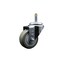 Service Caster 3'' Gray Polyurethane Wheel Swivel 7/16'' Grip Ring Stem Caster SCC-GR20S314-PPUB-716138 - alternate 1